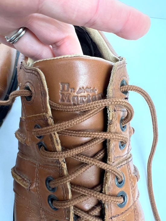 Dr. Martens 8A99 Jim Mens US 11 Air Cushion Sole Brown Leather Lace Up Shoes Y2K main image 14